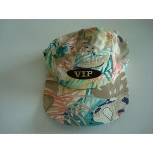 VIP TROPIC USA MADE    90S SCRIPT FITTED S/M  DEADSTOCK HAT CAP VINTAGE E3